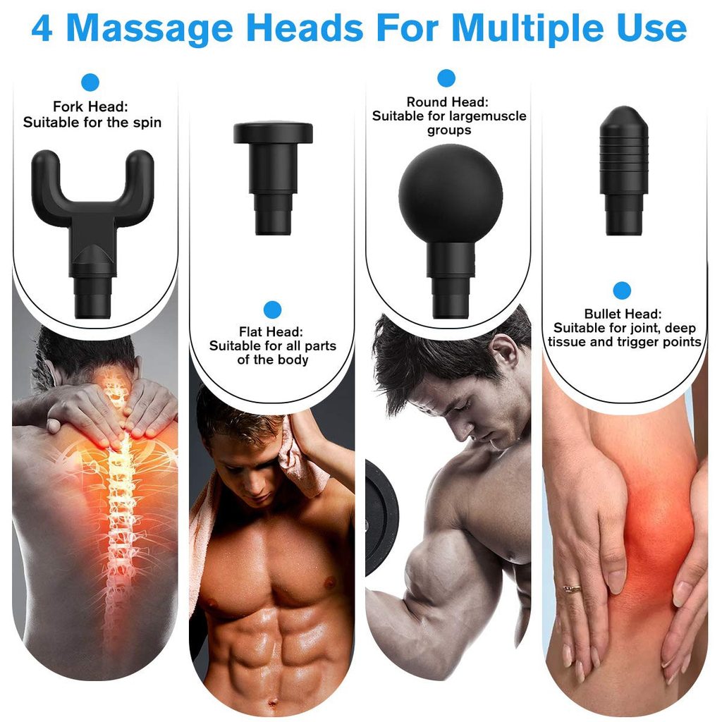 4-in-1 Muscle Massager - Pain Relief and Body Relaxation
